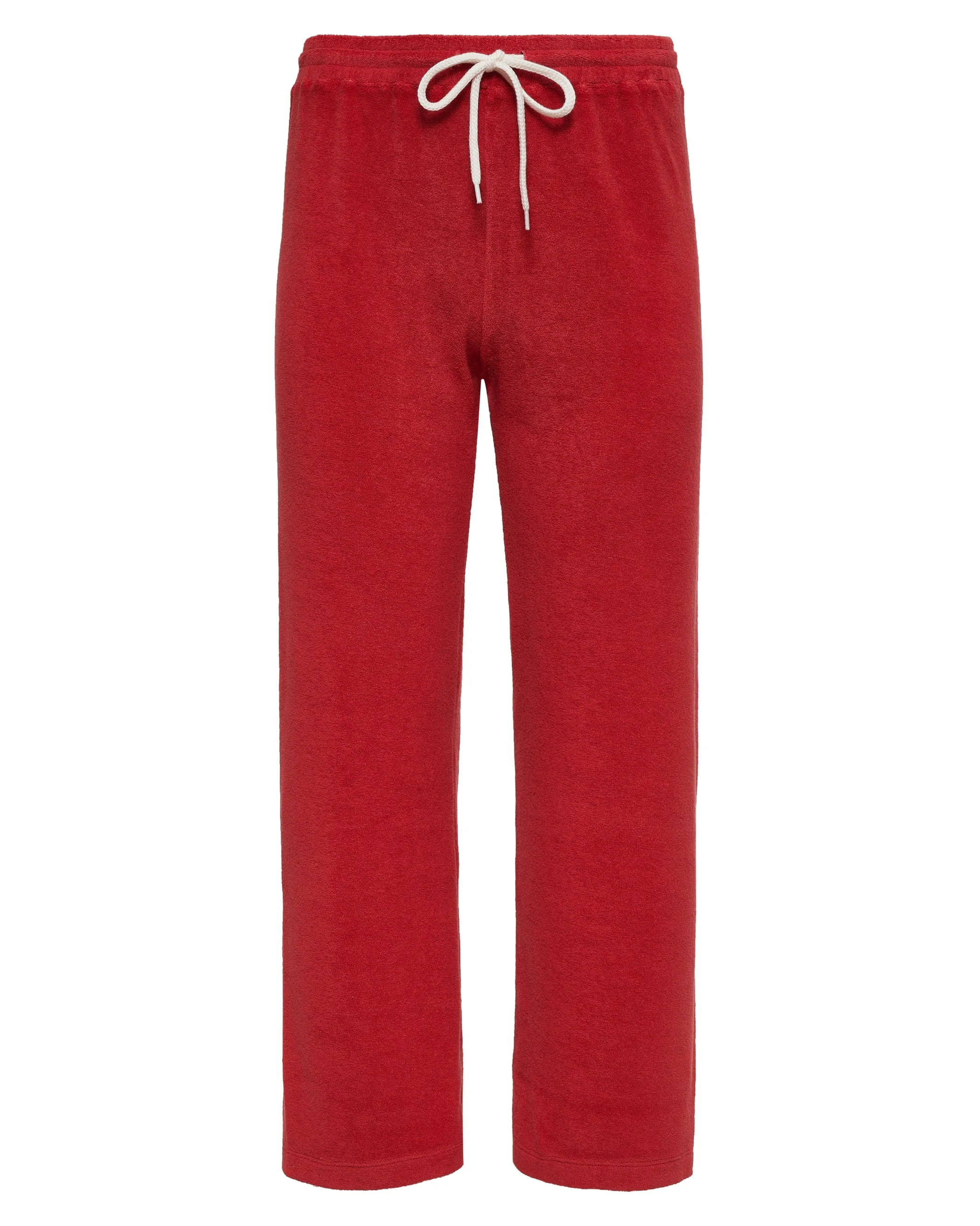 Terry Cloth Crop Pant Tagless label