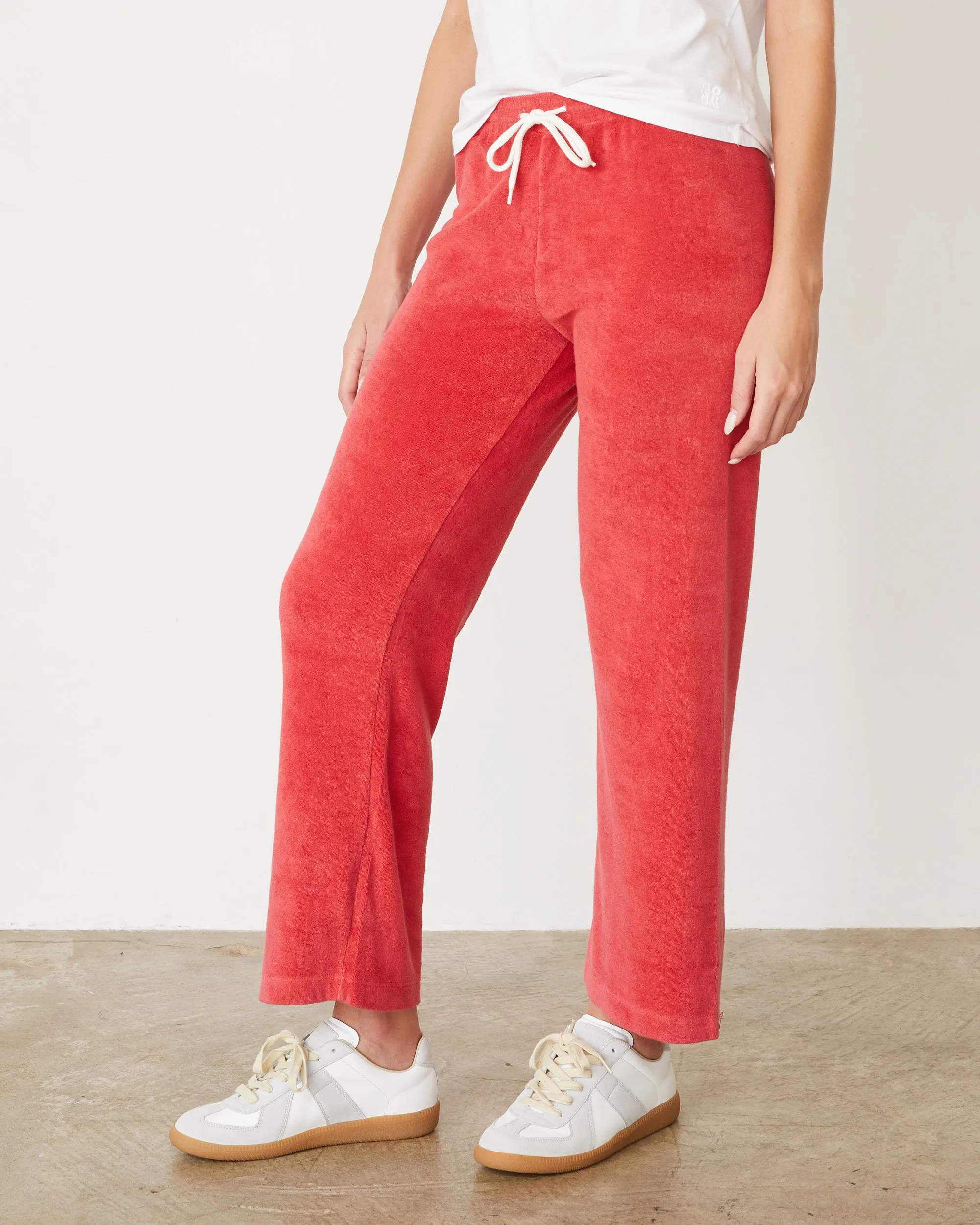 Soft and Cozy Terry Cloth Crop Pant