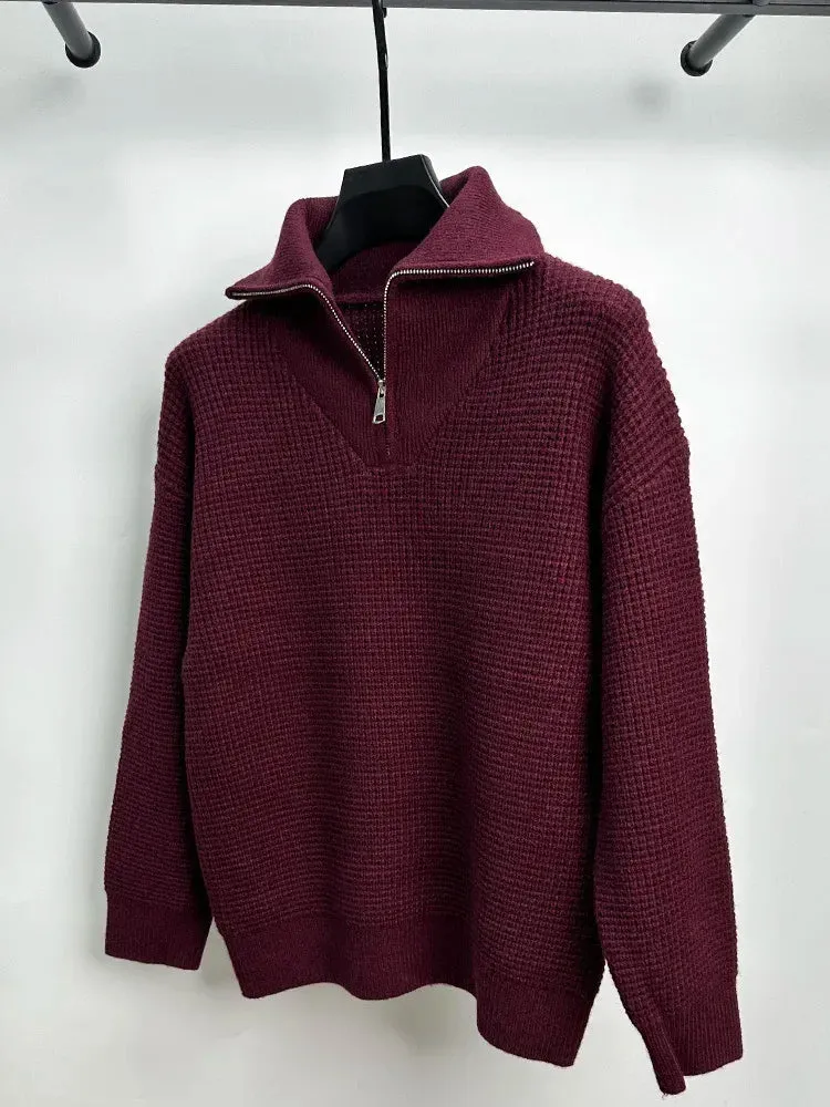 Textured Fashion Sweater