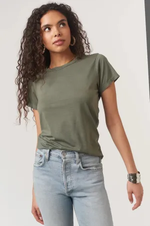 MultiPocketDesign AdjustableHemCuffs The Project Social T Washed Baby Tee