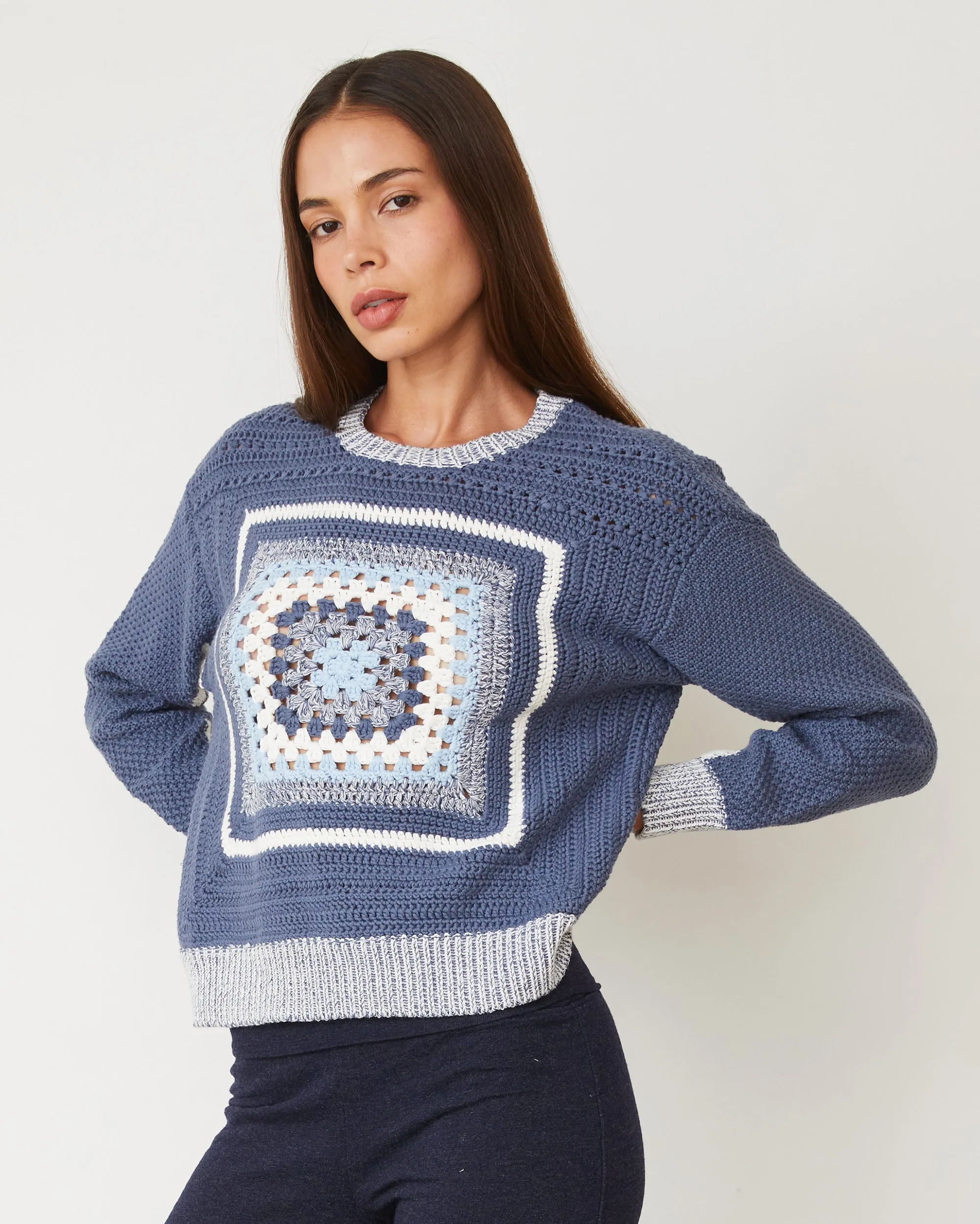 Crochet Pullover Sweater Fade Resistant Coating