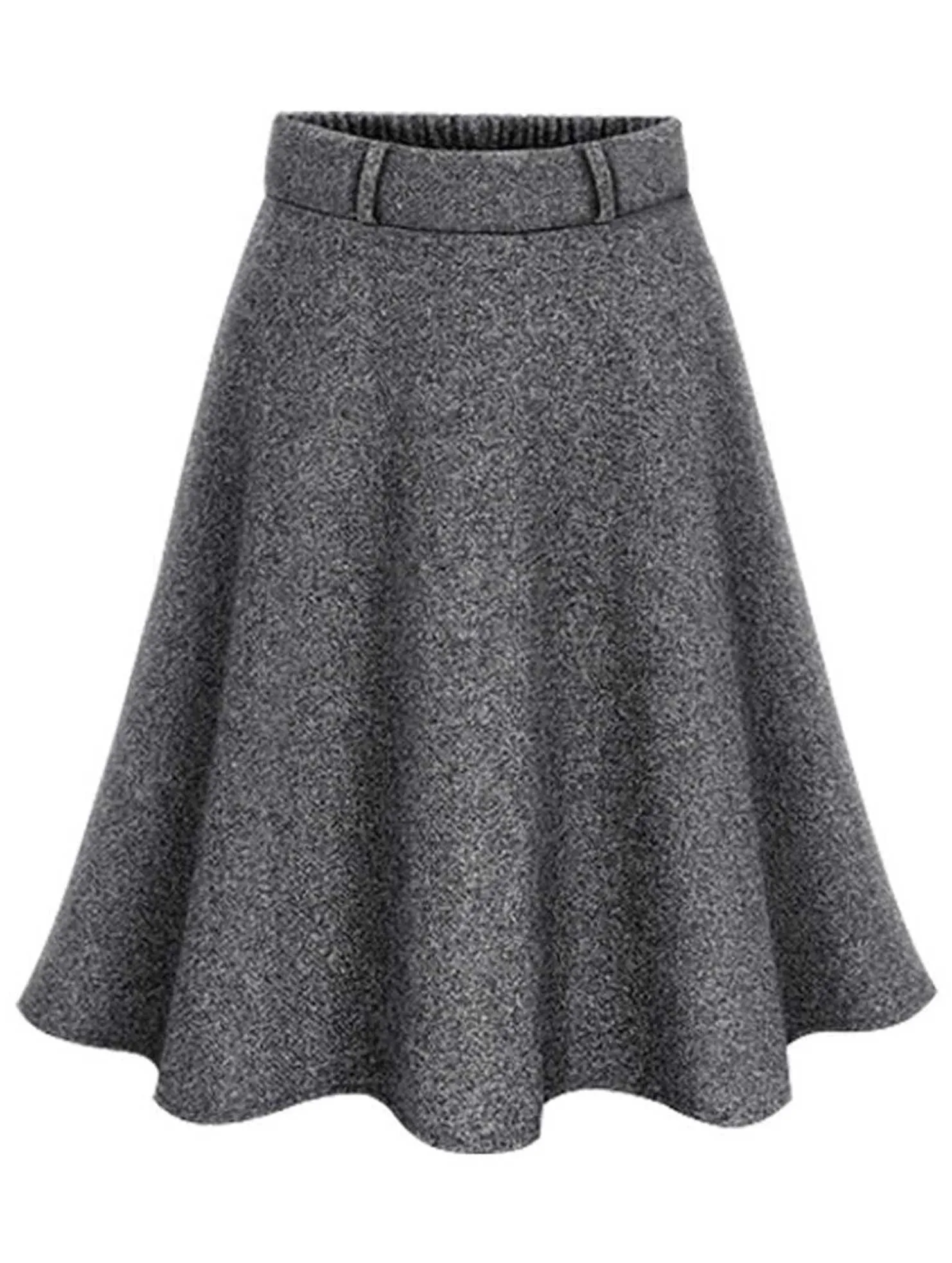 MIDI LENGTH GATHERED WARM SKIRT Casual Movement