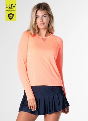 Moisture Wicking Technology Fashion Statement High Low Breezy Long Sleeve