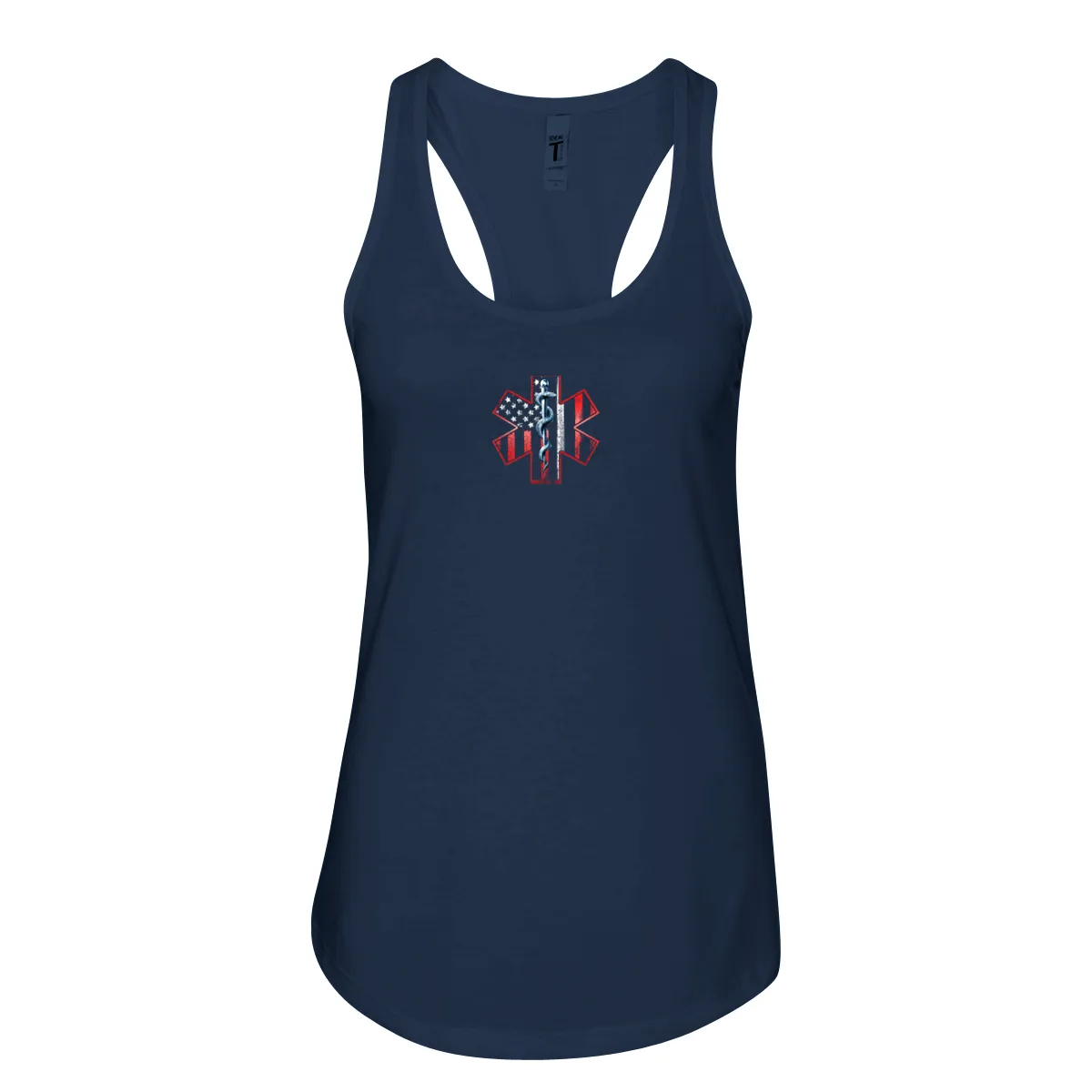 Thin White Line American Flag Women's Racerback Tank