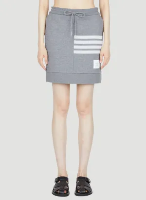 Thom Browne Four-Bar Knitted Mini Tube Skirt