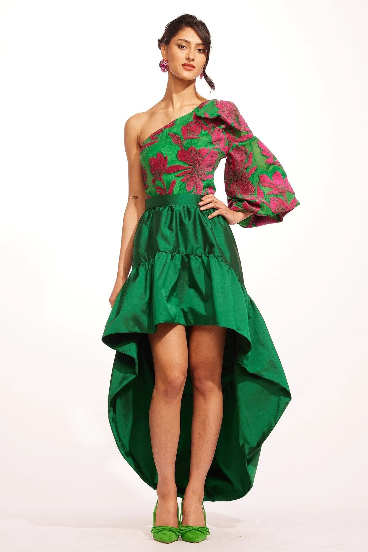 Flat Lay Collar Luxury Finish Tillie Skirt