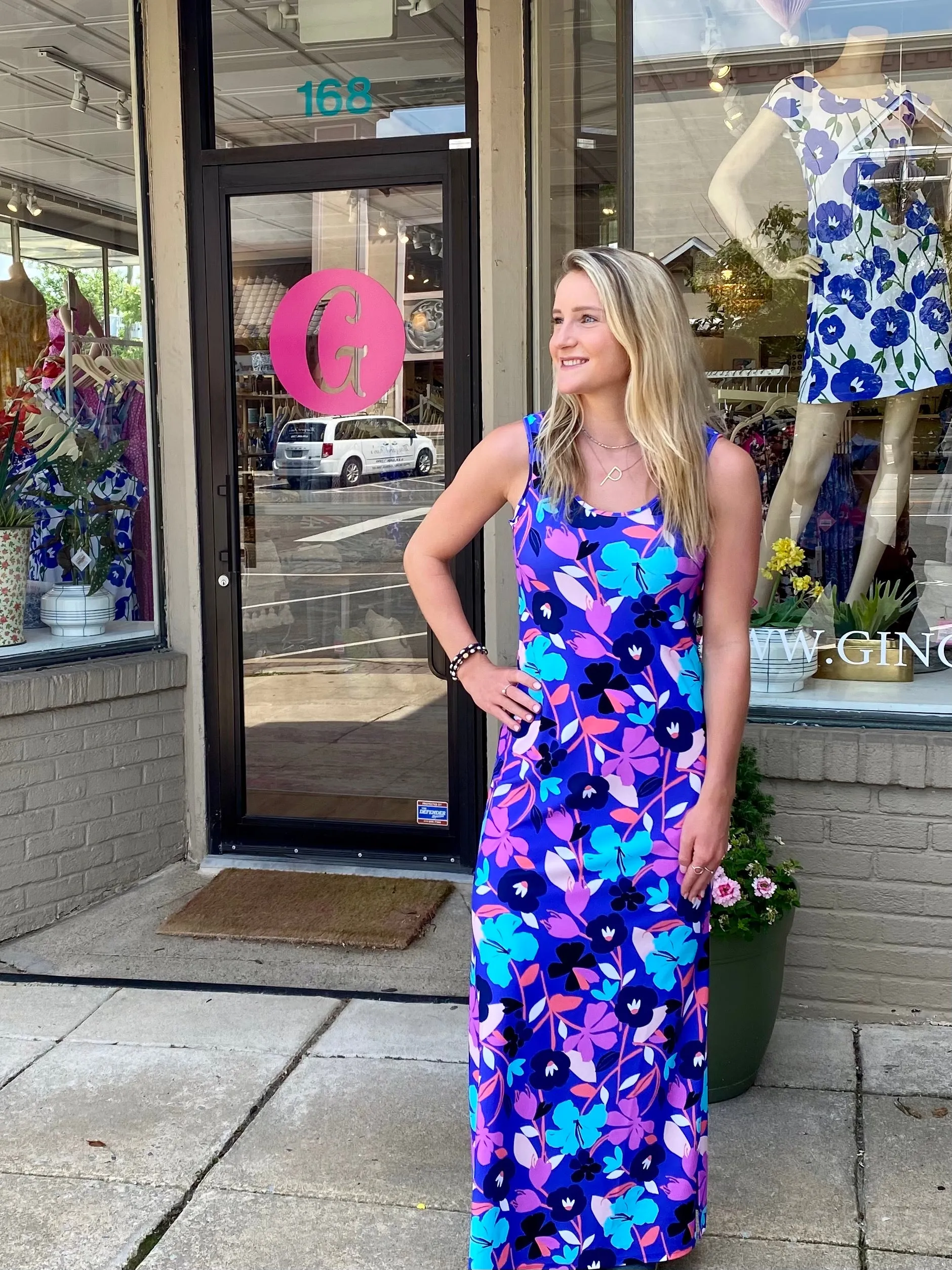 Flawless Waist Fit Maui Maxi Jungle Flower