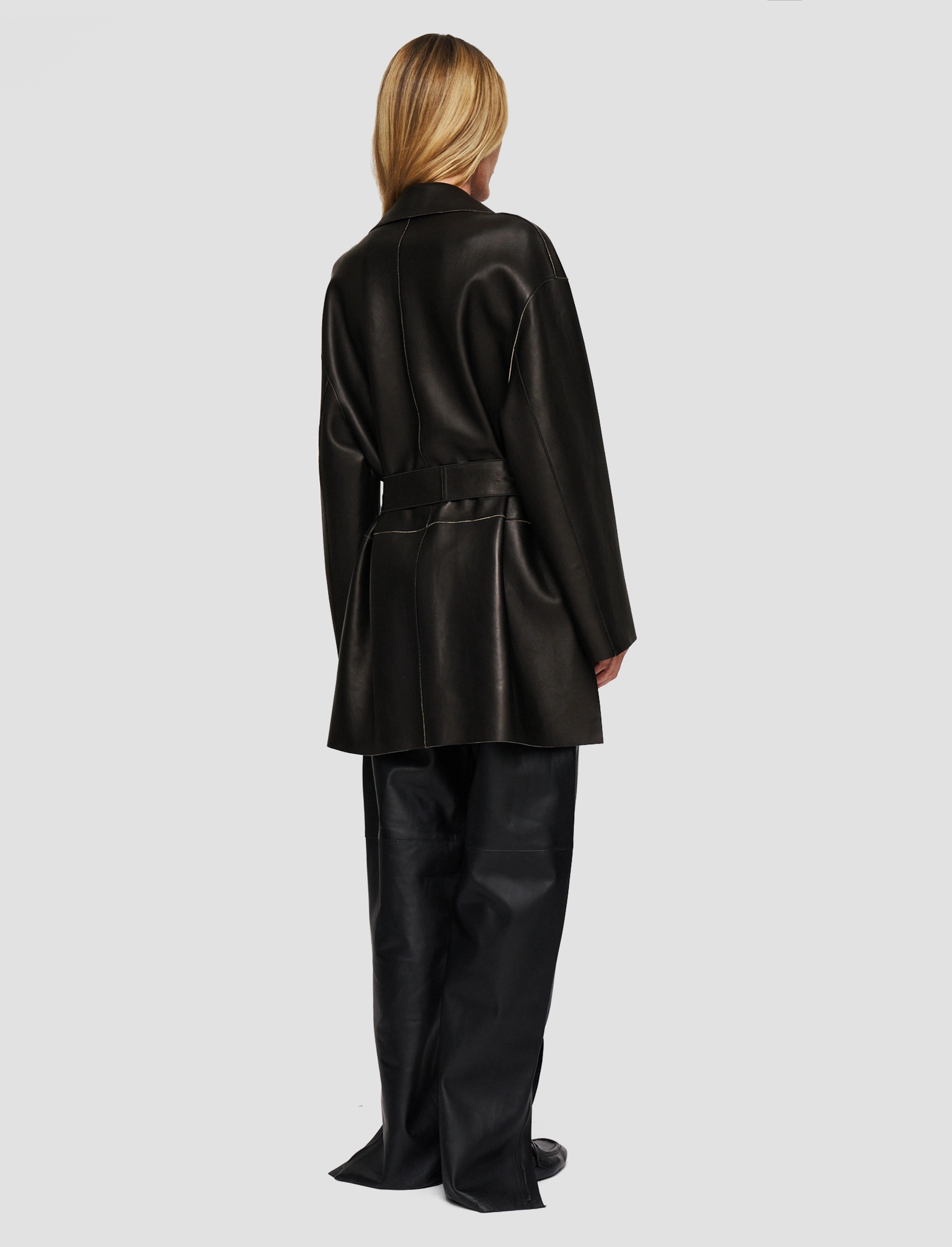 Tison Bonded Leather Jacket Wind-Resistant Protection Child