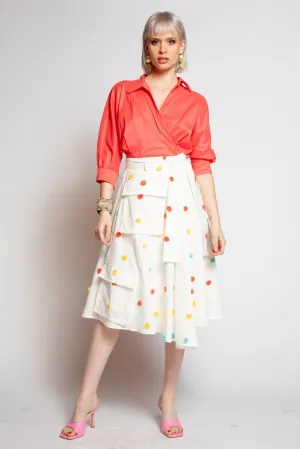 Hope Skirt - Sugar Dot Soft Touch
