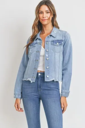 Topanga Distressed Denim Jacket