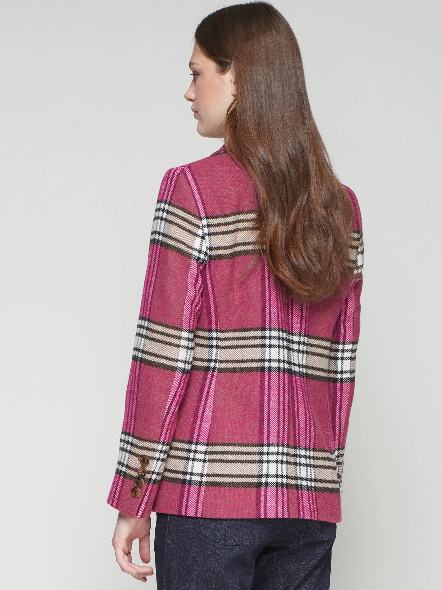 graduation party PLAID BLAZER