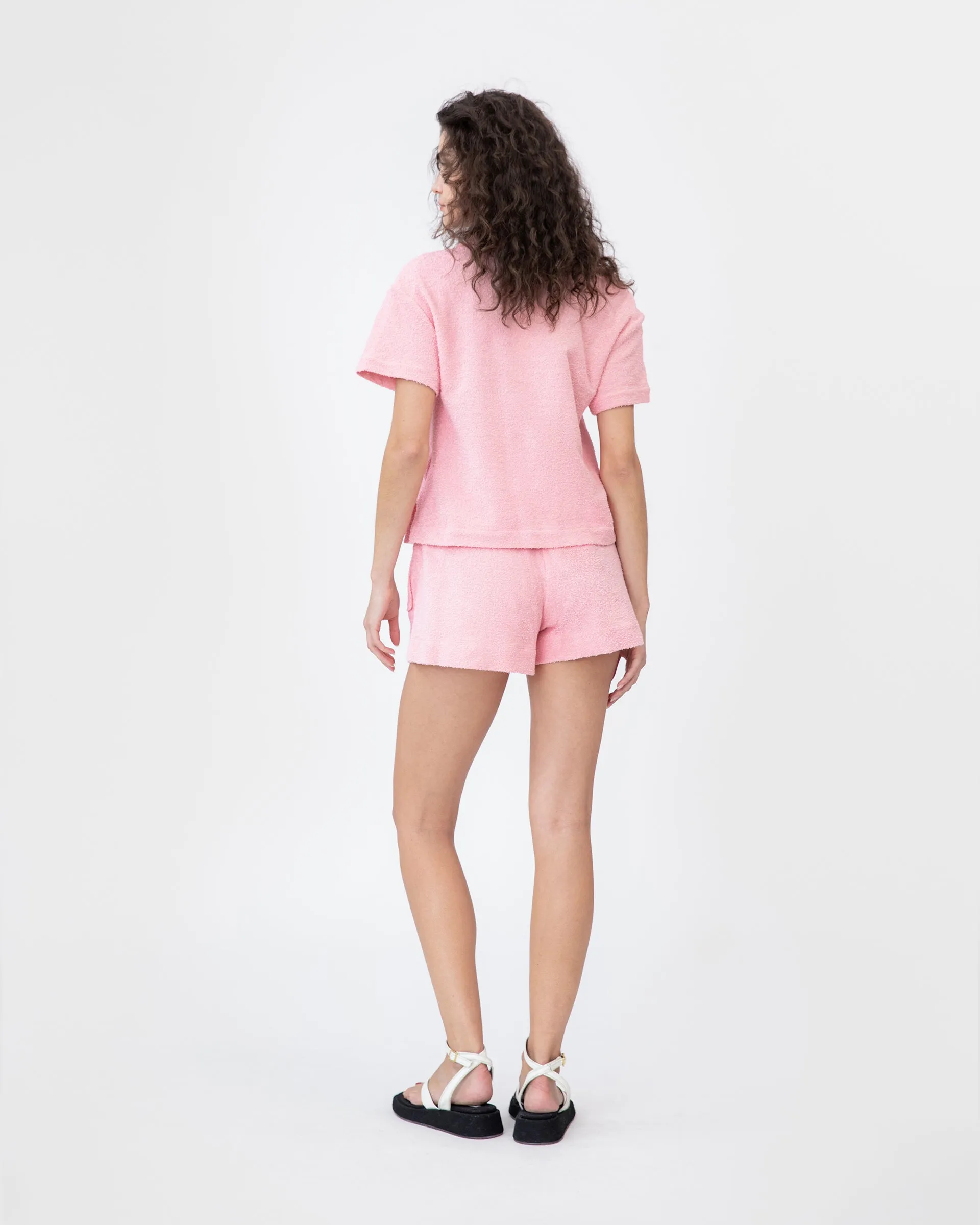 Double Layered Lining Quick Evaporating Texture Mare Short