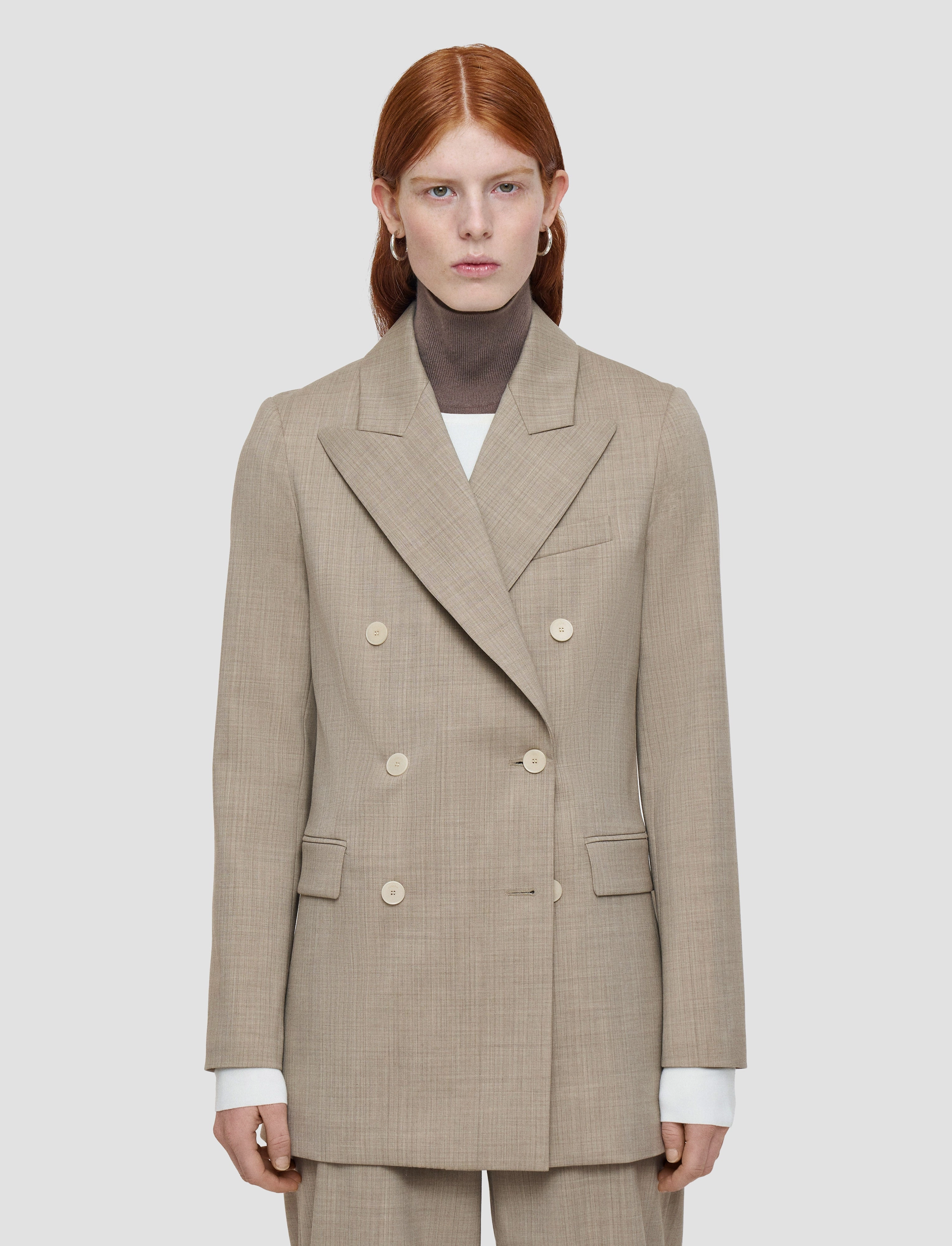 Valery Melange Wool Jacket Urban Detail