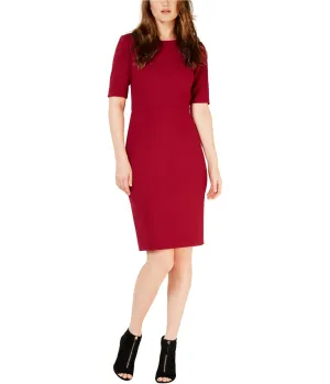 Trina Turk Womens Solid Sheath Dress