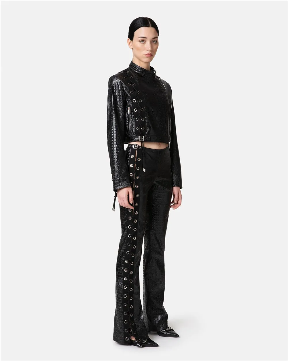 Trousers with fashion detail
