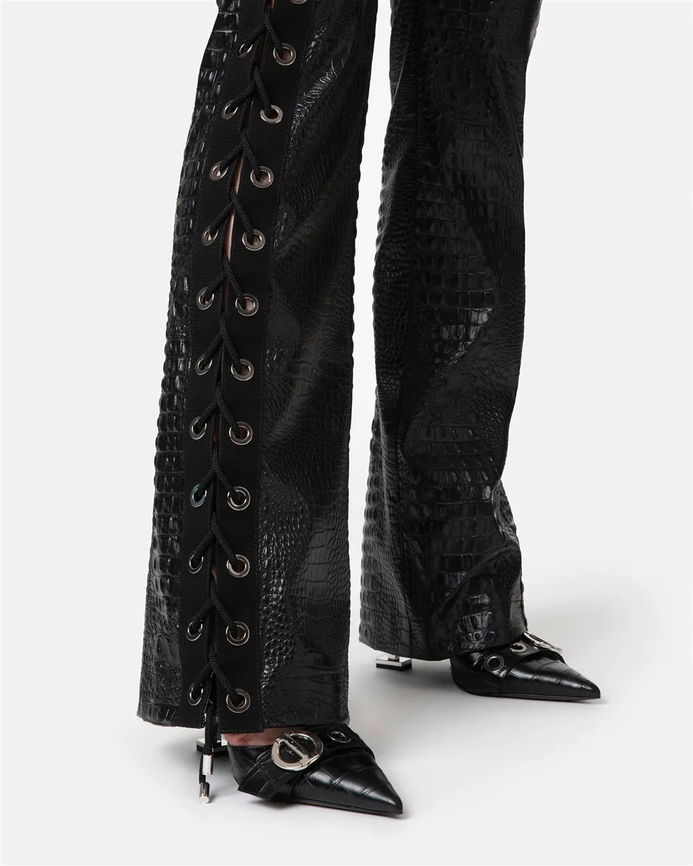 Trousers with fashion detail