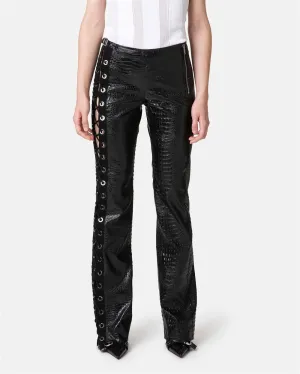 Trousers with fashion detail