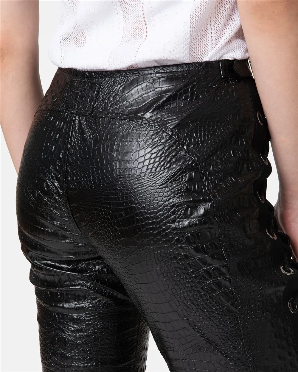 Trousers with fashion detail