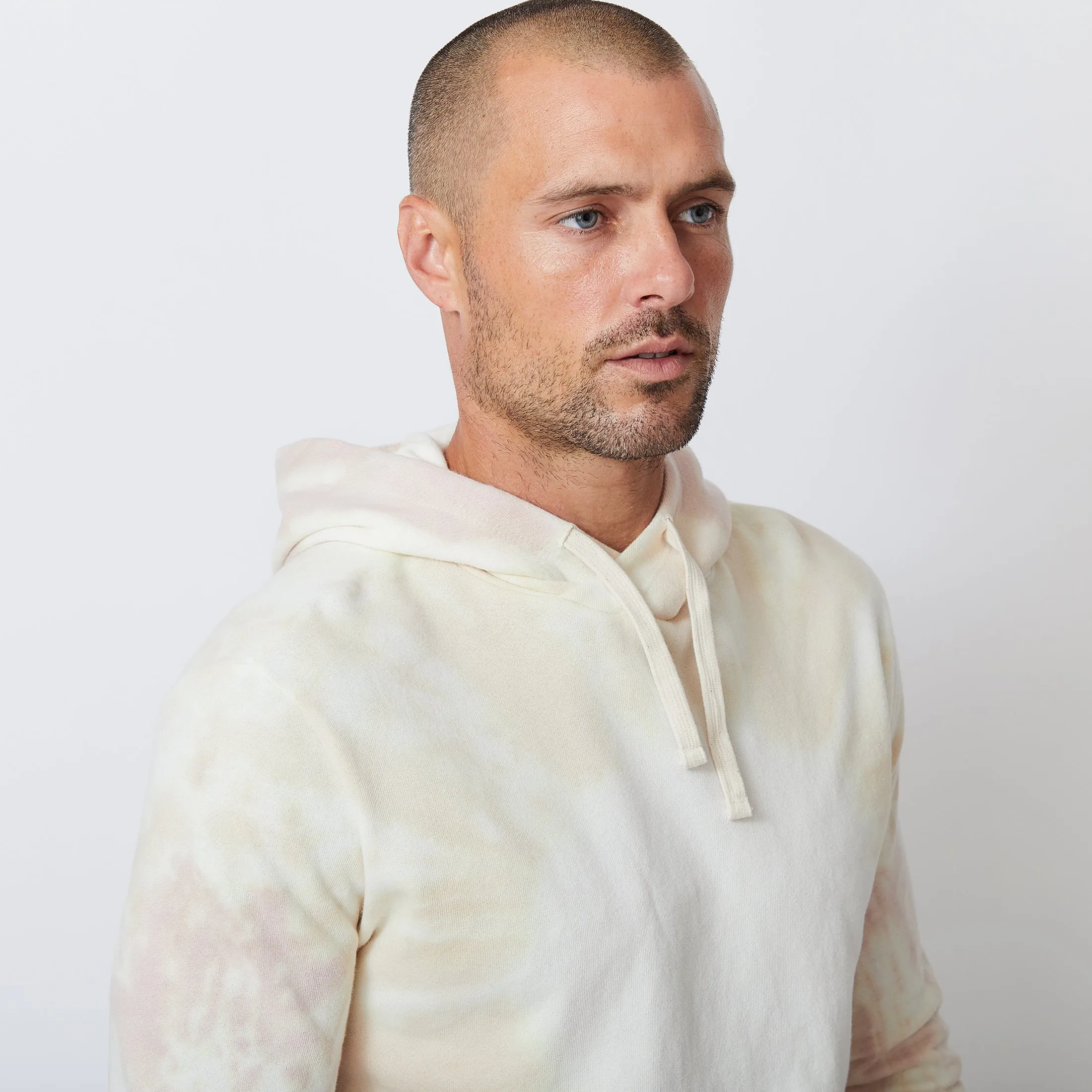 ArticulatedElbowShaping Ultrasoft Inner Lining Sunburst Tie Dye Pullover Hoody