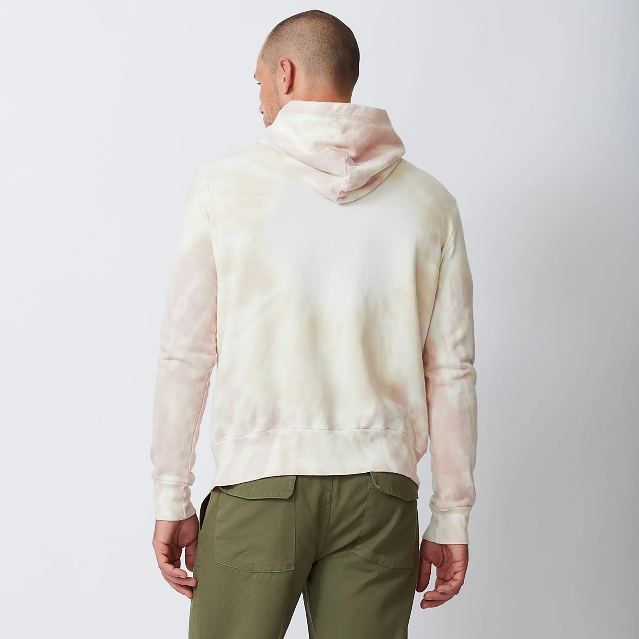 Trendy Sweater Sunburst Tie Dye Pullover Hoody