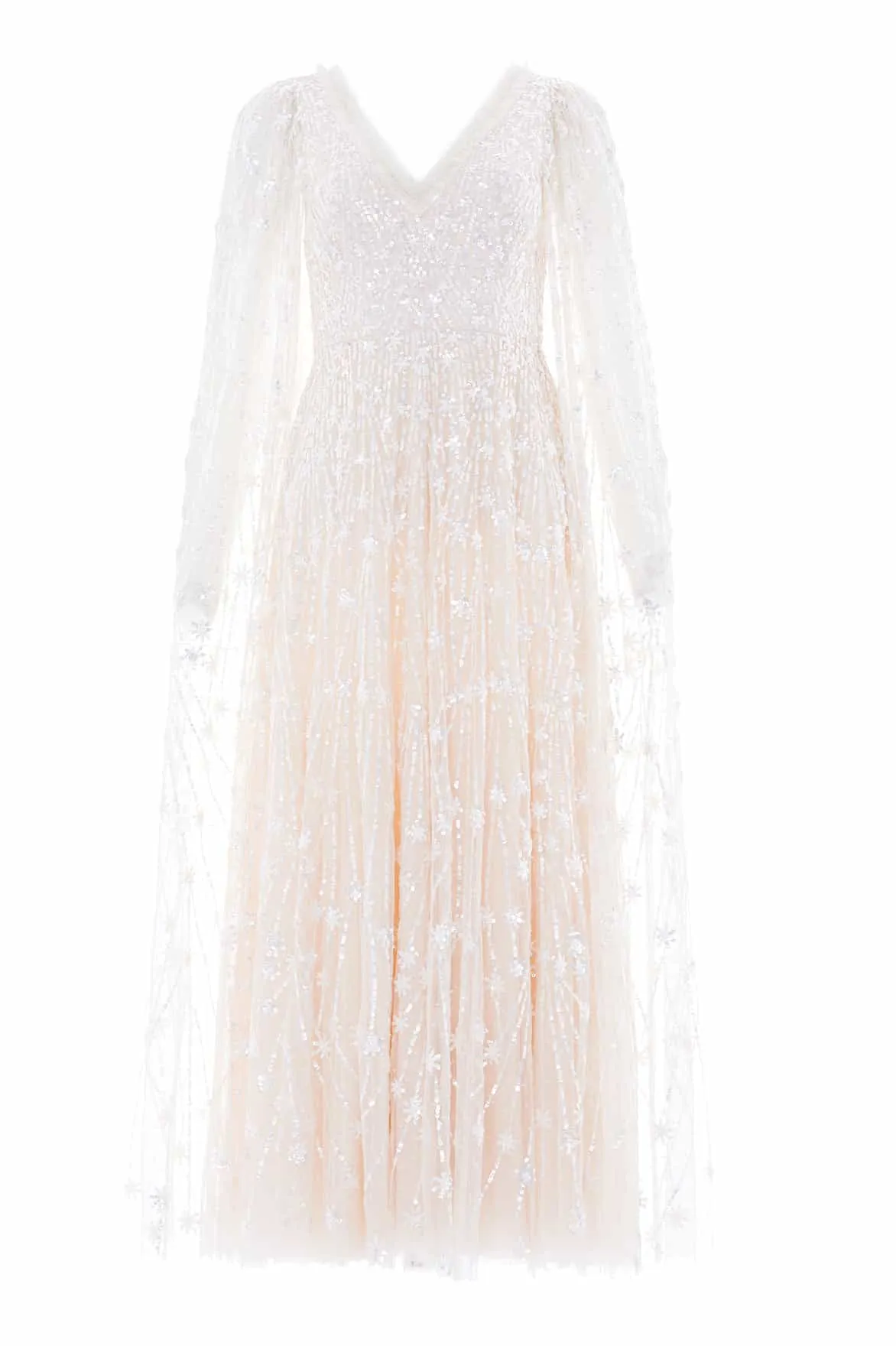Comet Ankle Gown Layered-Look