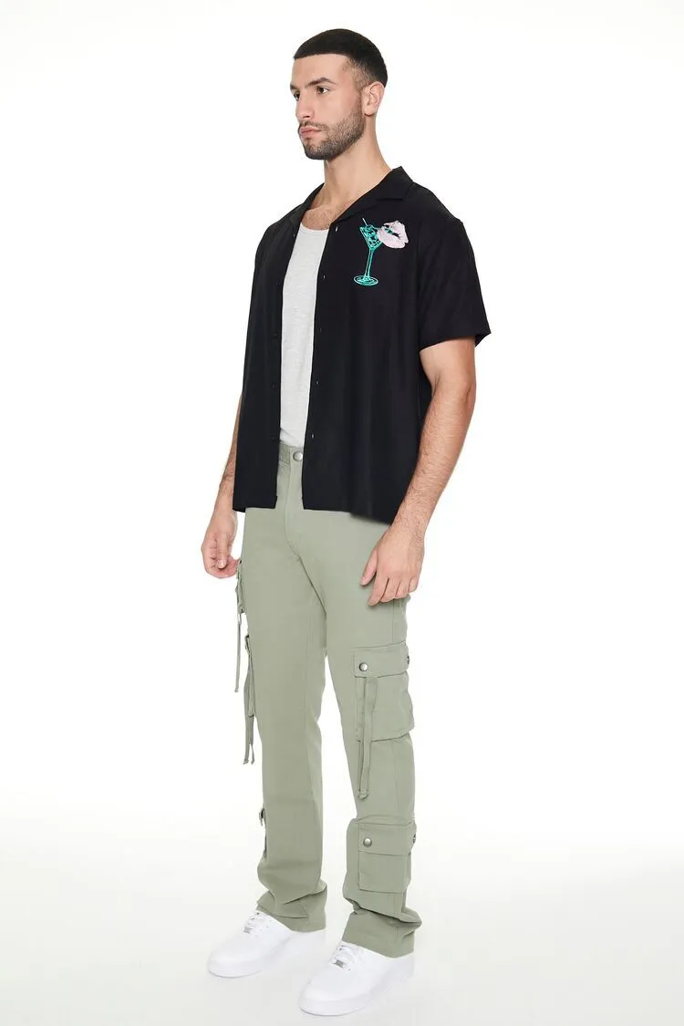 Twill Slim-Fit Cargo Pants