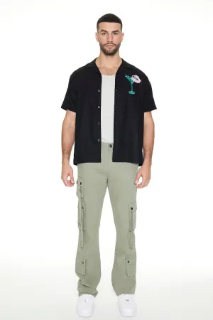 Twill Slim-Fit Cargo Pants