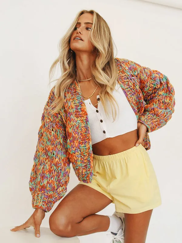 Tyler Rainbow Knit Cardigan