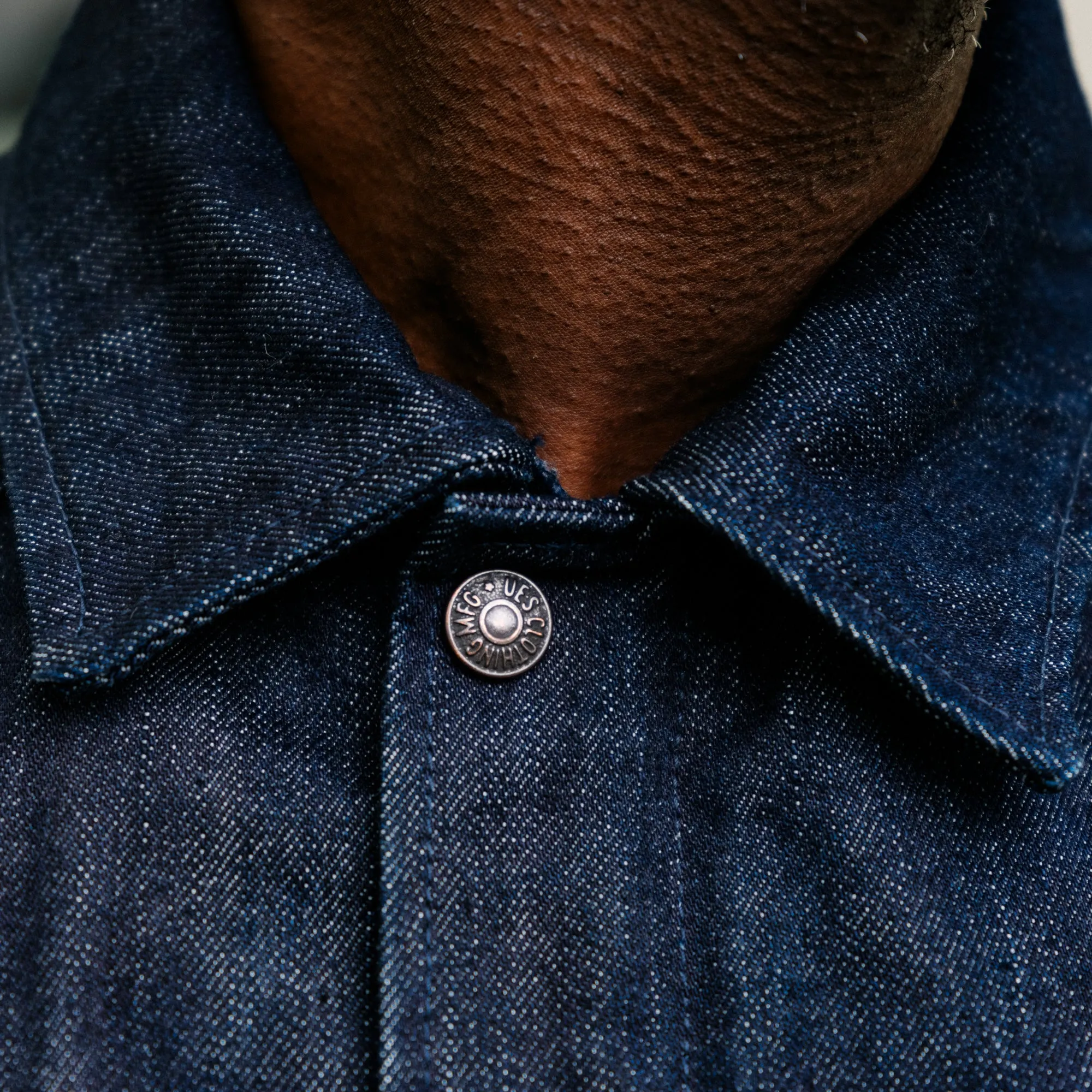 UES Nylon Denim Coach Jacket 2nd Type Indigo