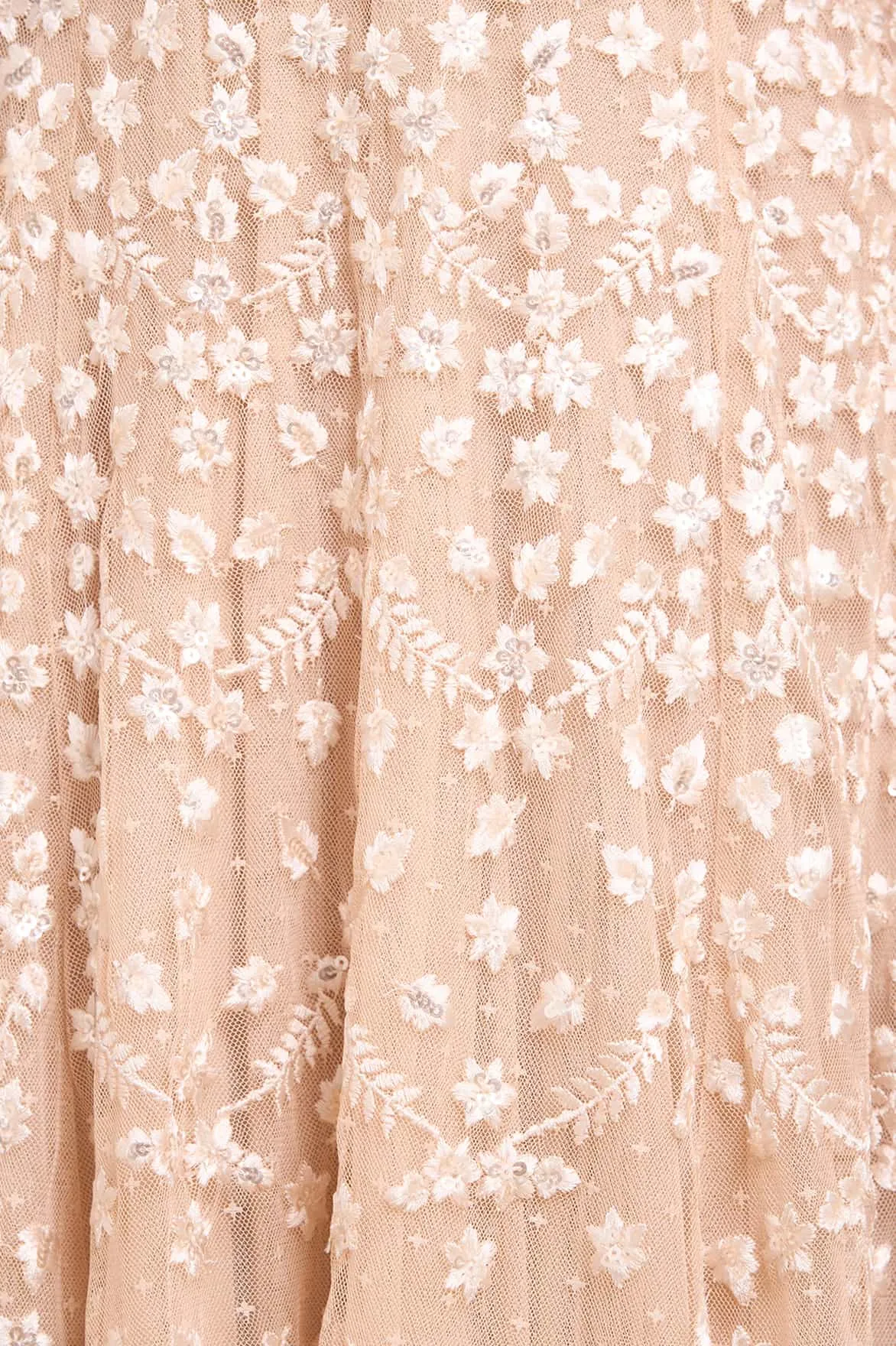 Artistic Edge Clover Cape Sleeve Ankle Gown