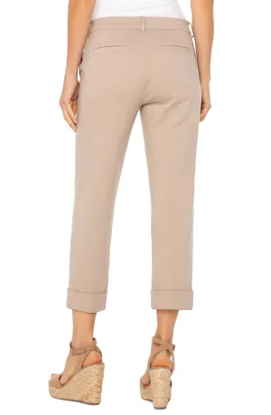 Liverpool Crop Trouser 25" Versatile Design Relaxed Comfort Wear