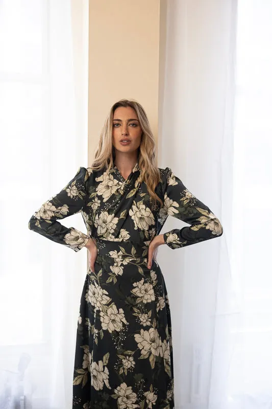 Kalina Floral Dress Breathable fabric Flexible Layers