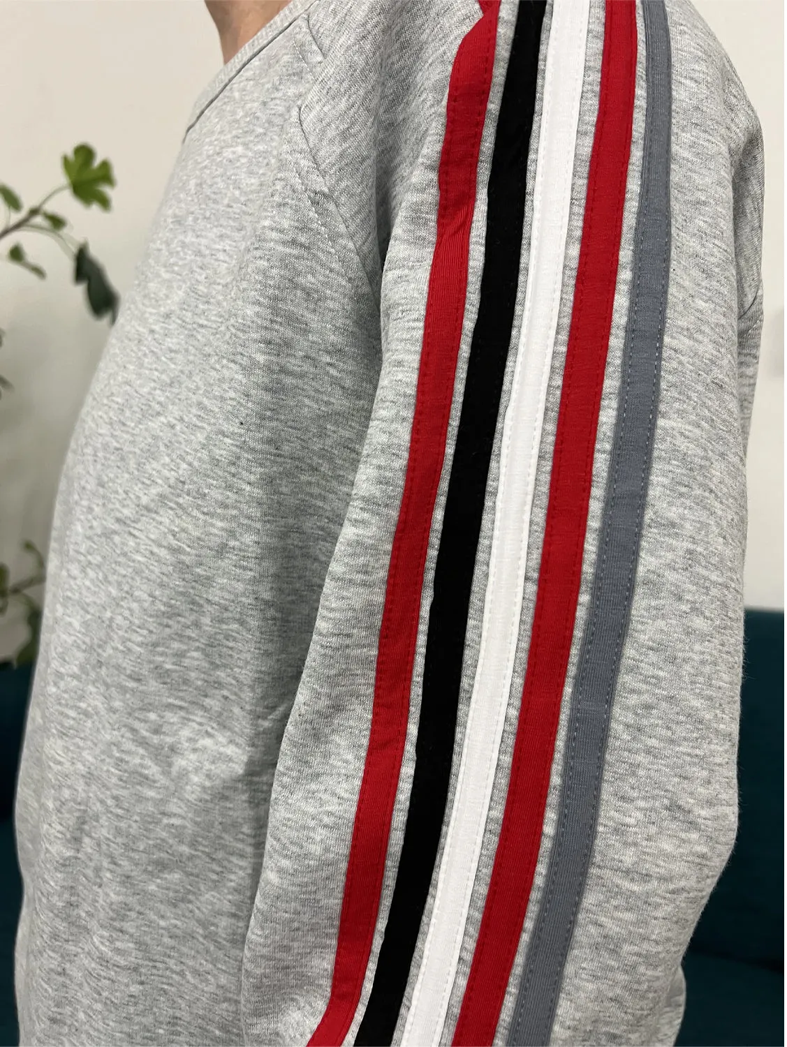 University of Tampa Striped Crewneck Sweatshirt