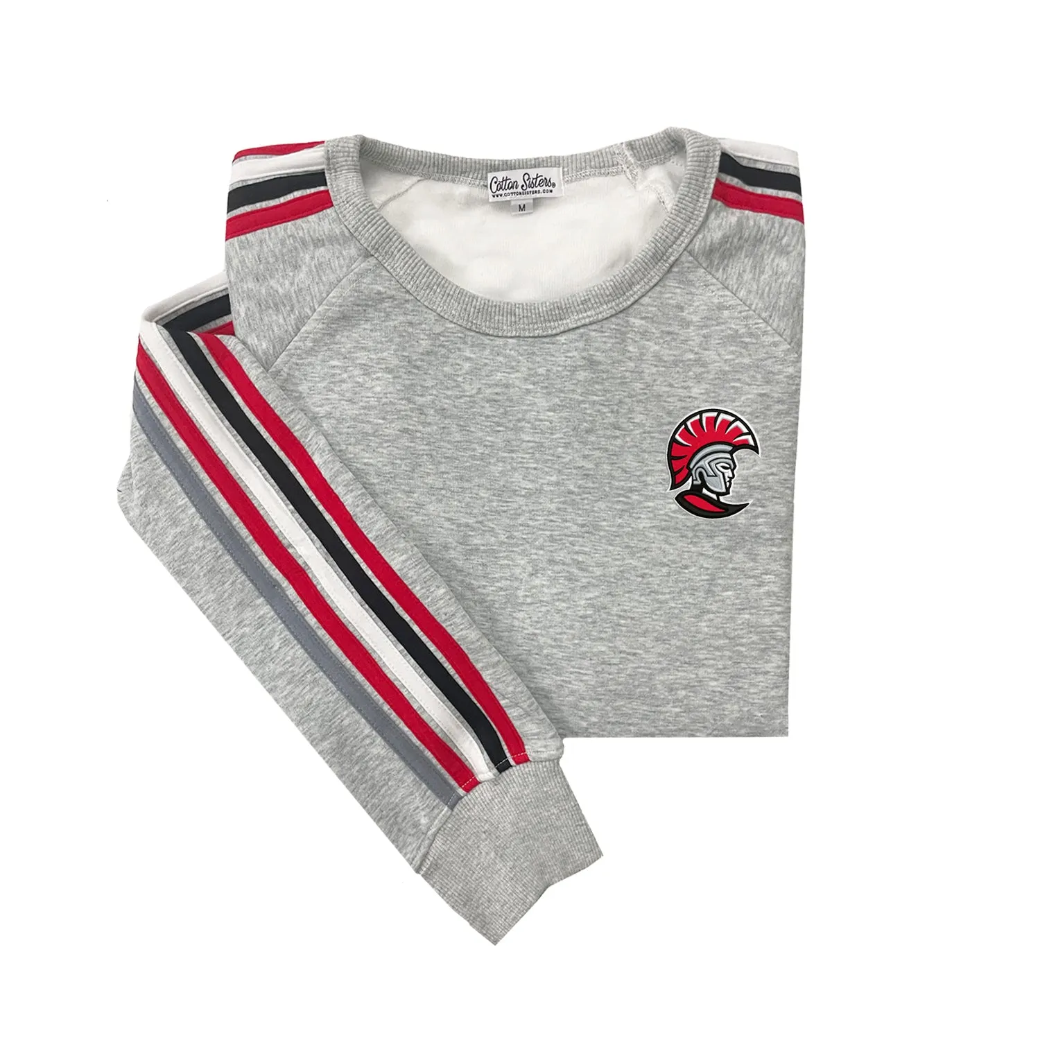 University of Tampa Striped Crewneck Sweatshirt