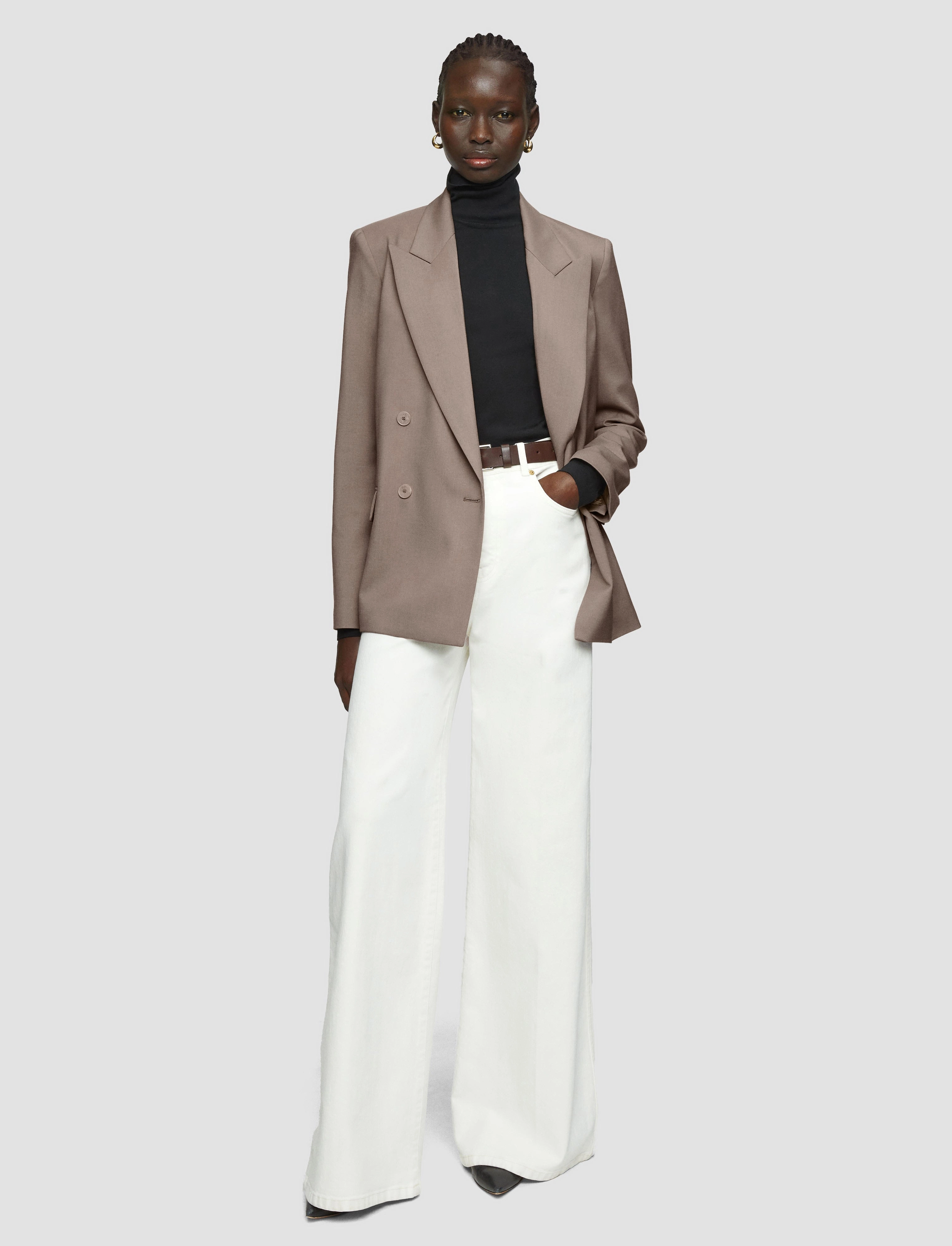 Jaden Tailoring Wool Stretch Jacket Light Reflective