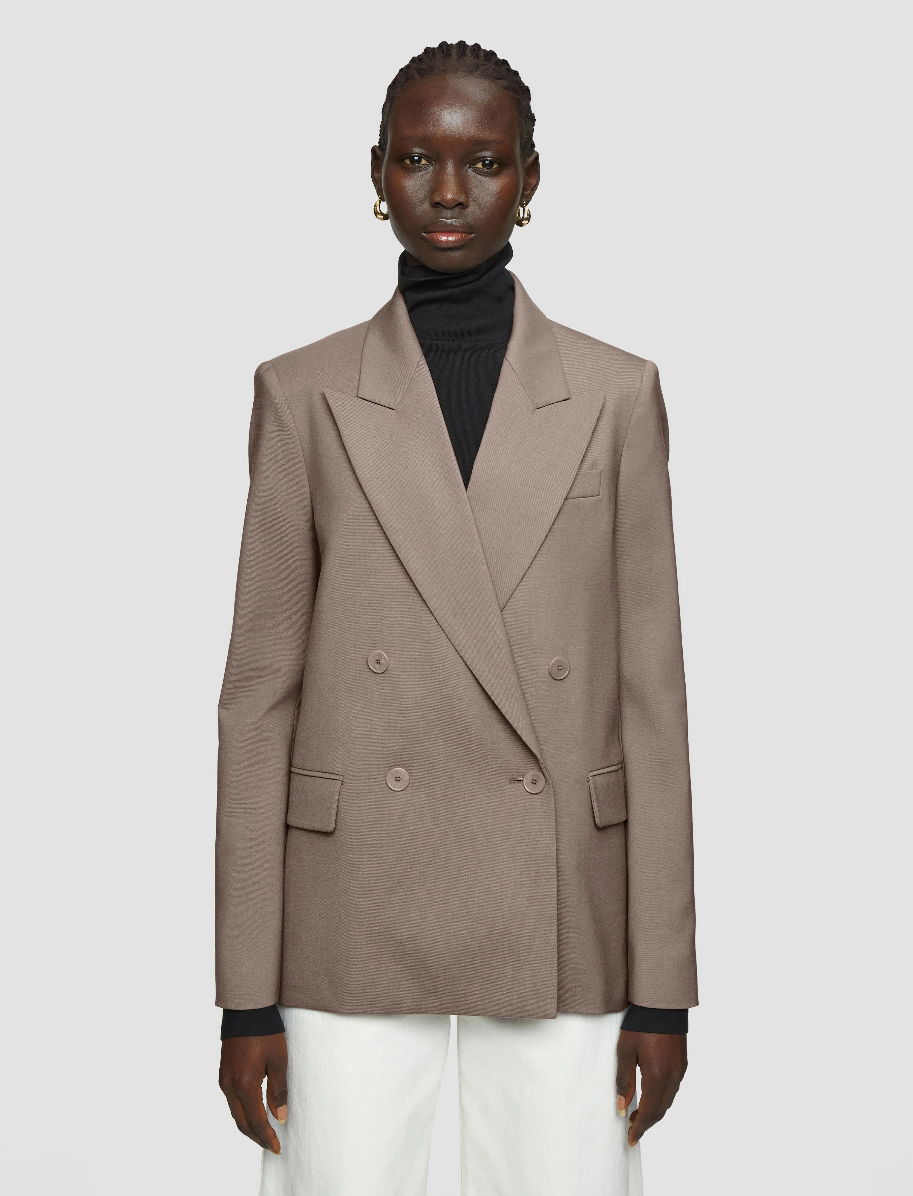 Jaden Tailoring Wool Stretch Jacket suitable for holidays