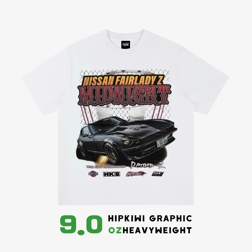 “Urban racing trend retro print” T-shirt