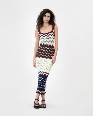 Leigh Dress Zipper-Front