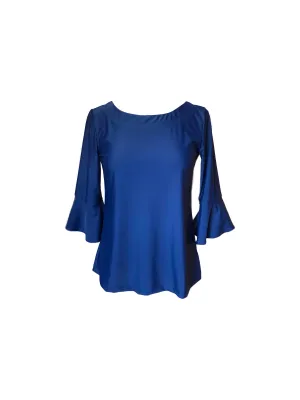 BreathableMeshPanel Wrinkle Resistant Finish Flirty Top Navy