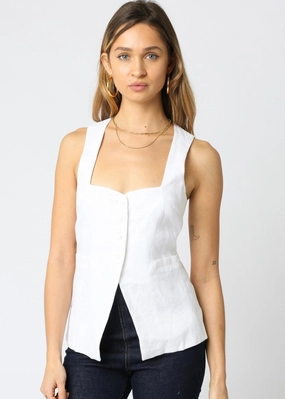 Odor Neutralizing Technology Ventilation Panel BLAIR LINEN VEST