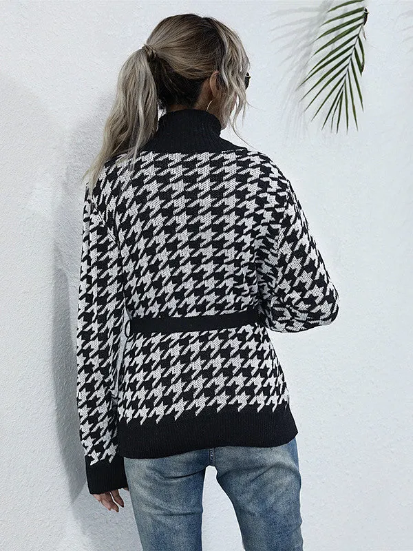 V-neck Knitted Cardigan