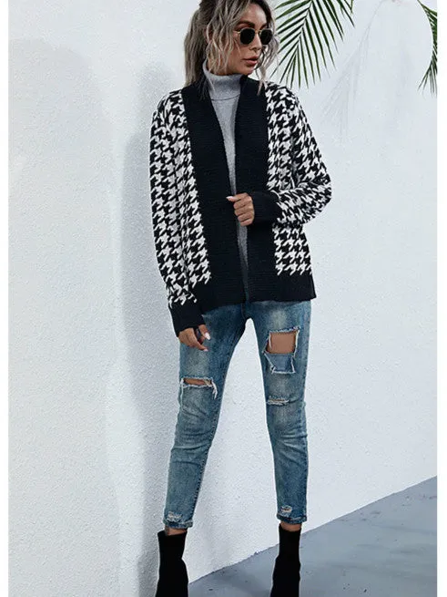 V-neck Knitted Cardigan