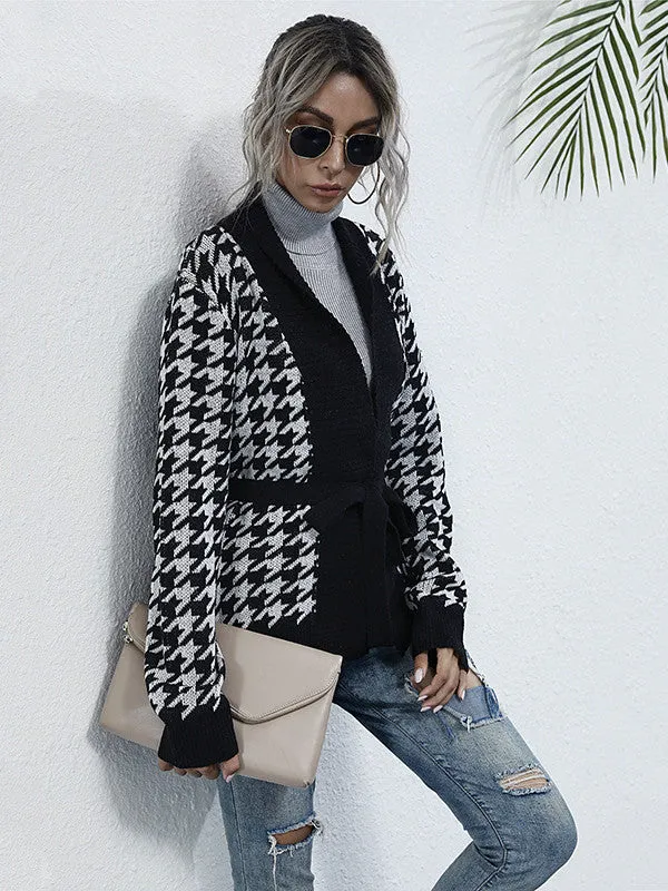 V-neck Knitted Cardigan