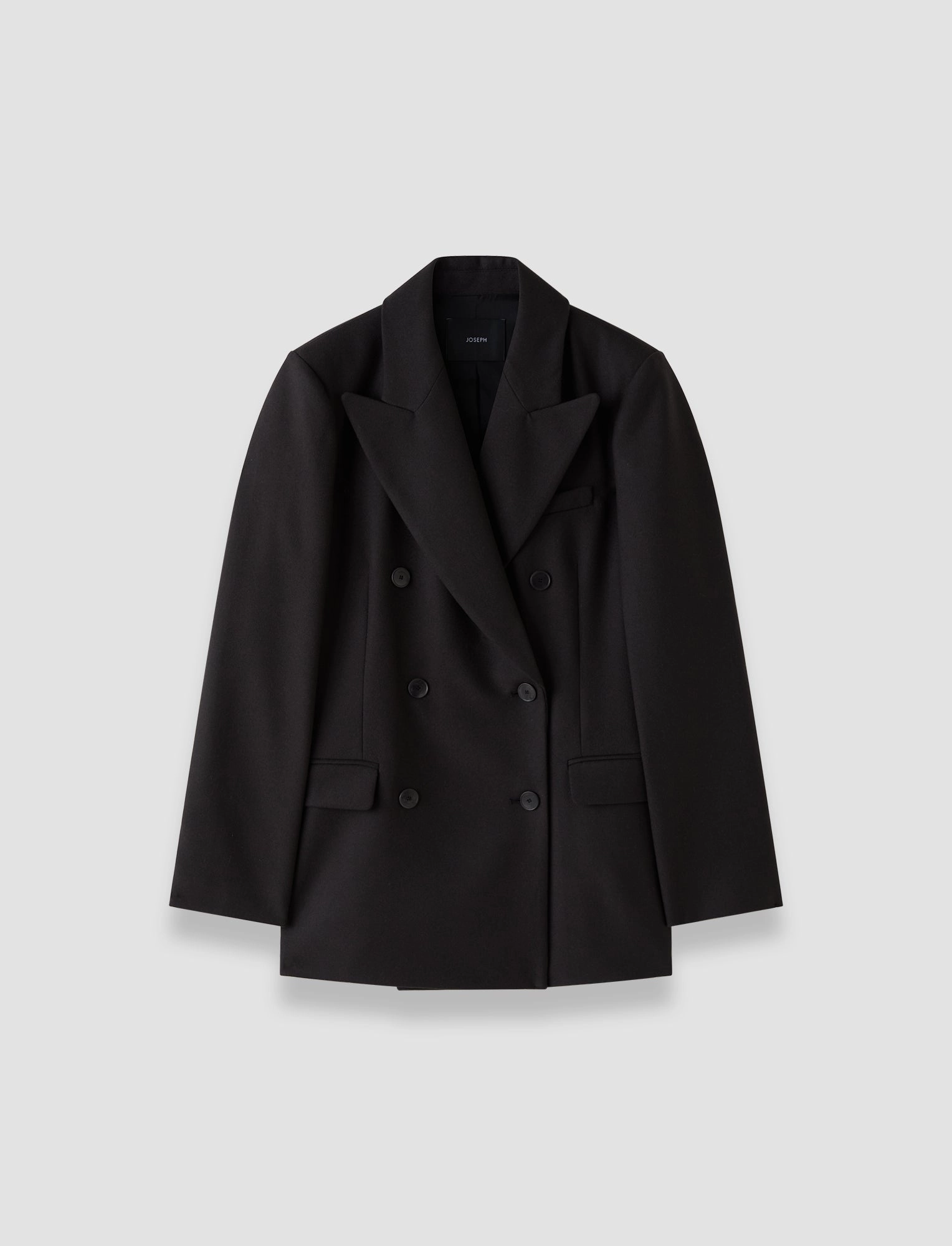 All-Purpose Jacket Layered Wear Valery Flannel Wool Jacket