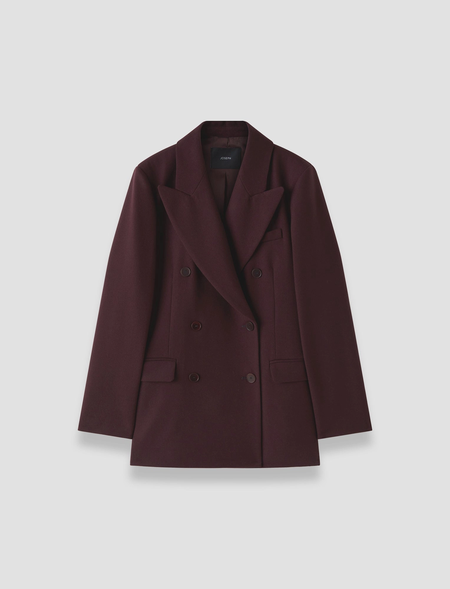 Trendy Stand Up Collar Valery Flannel Wool Jacket