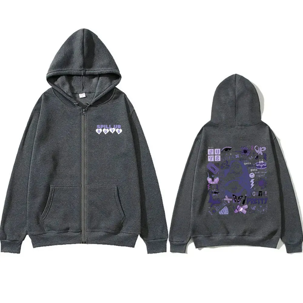 Vampire Guts 2024 World Tour Zipper Hoodie – Exclusive Concert Graphic