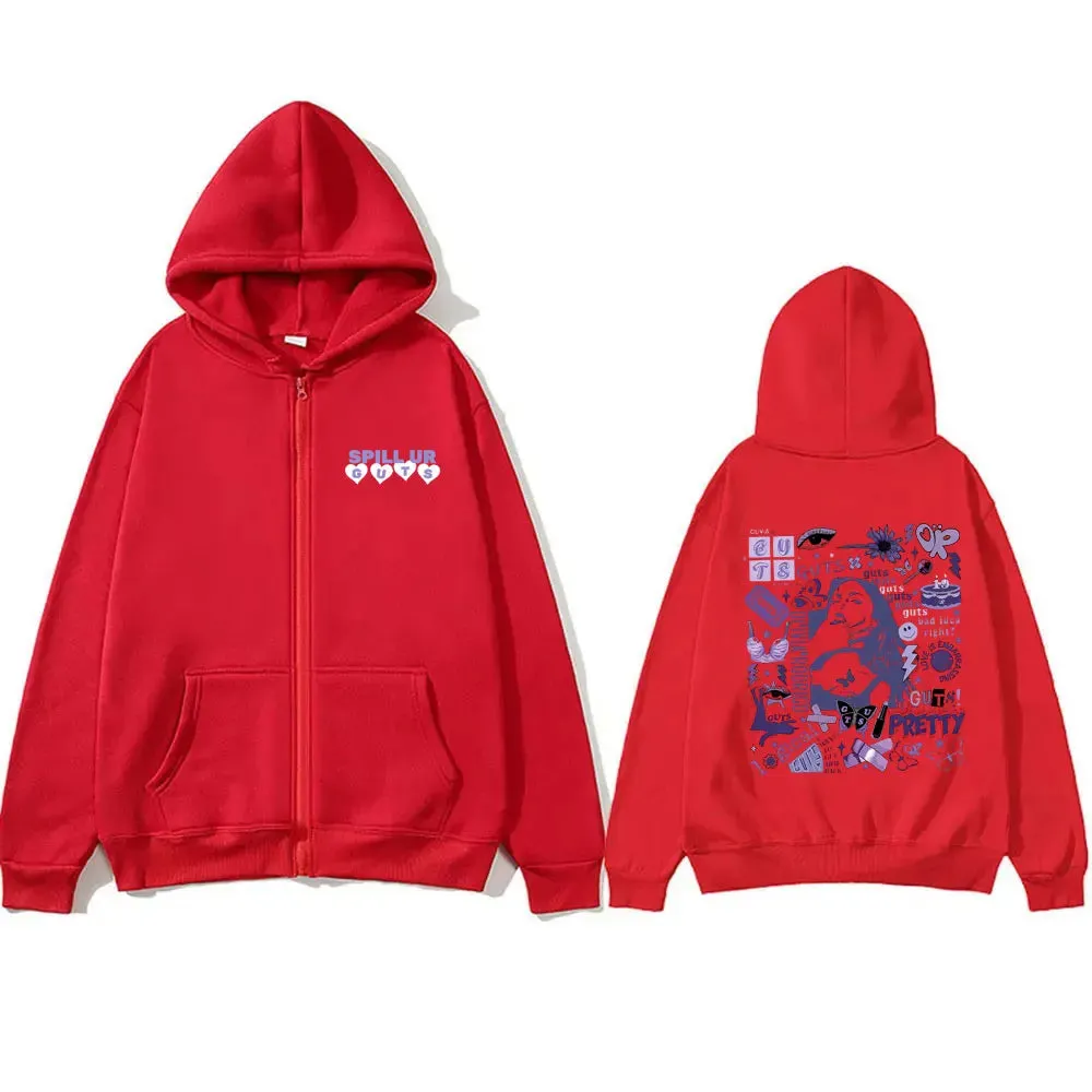 Vampire Guts 2024 World Tour Zipper Hoodie – Exclusive Concert Graphic