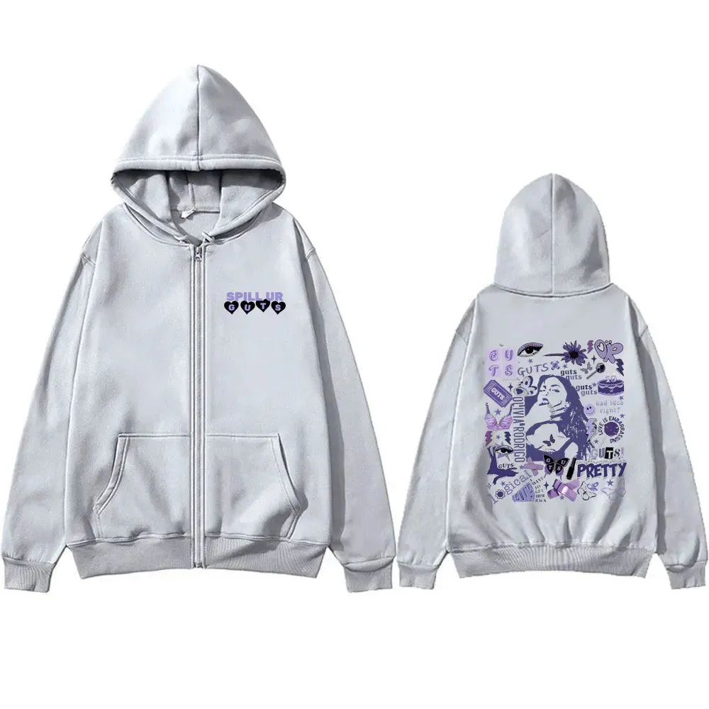 Vampire Guts 2024 World Tour Zipper Hoodie – Exclusive Concert Graphic