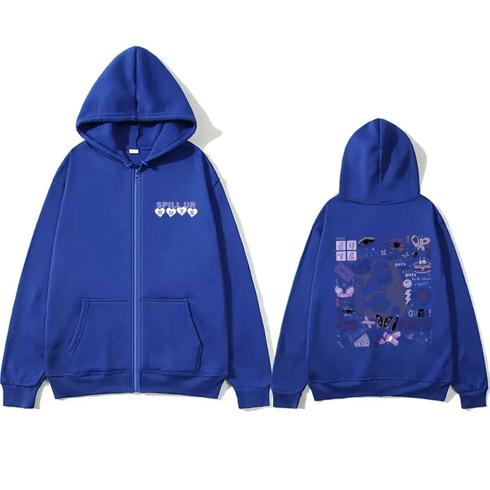 Vampire Guts 2024 World Tour Zipper Hoodie – Exclusive Concert Graphic