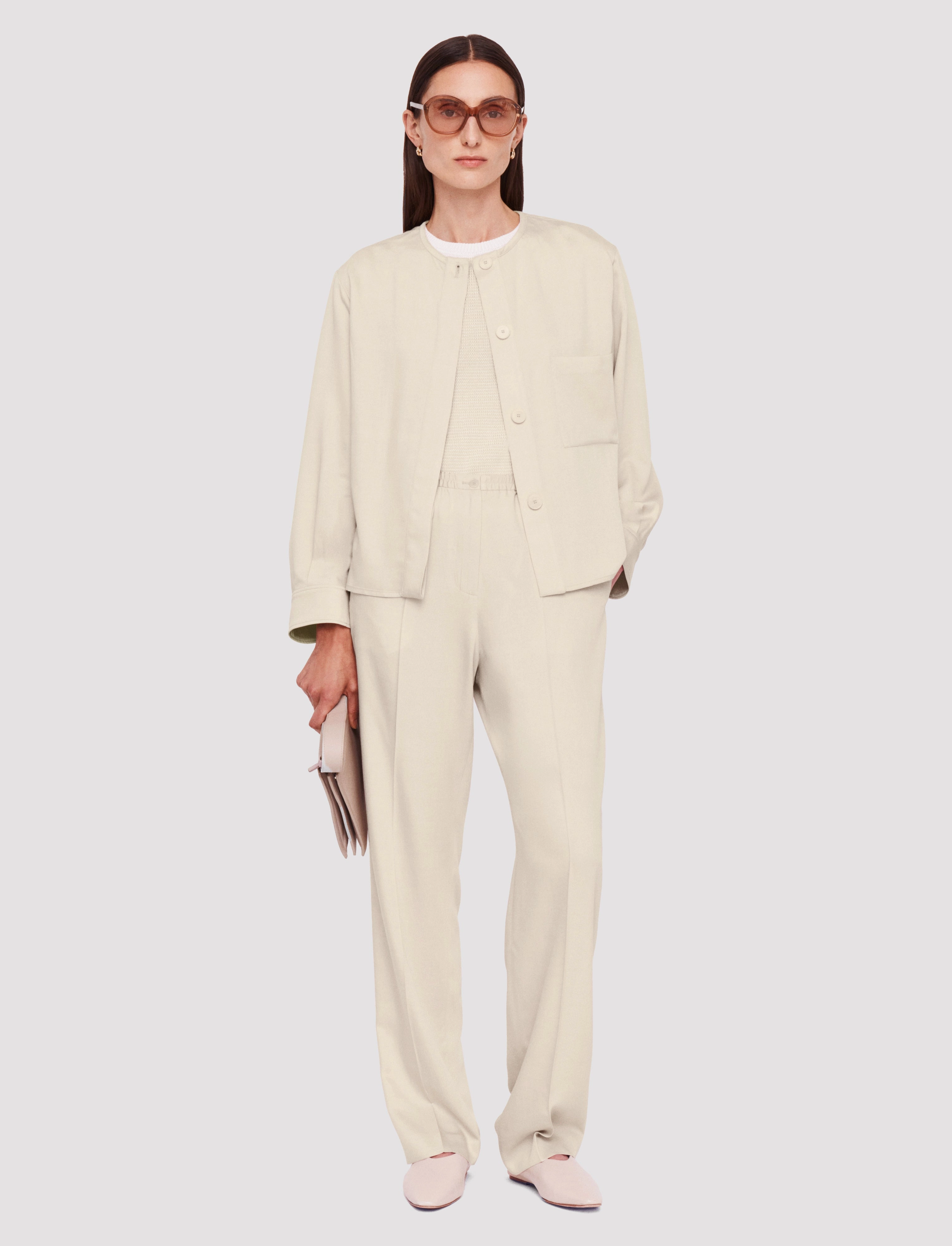 Softshell Material Low Profile Fasteners Vega Soft Viscose Tailoring Shirt